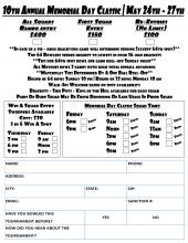Spectrum Lanes Memorial Day Classic Entry Form