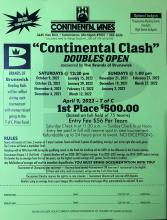 Continental Clash Doubles 2021-2022 Schedule